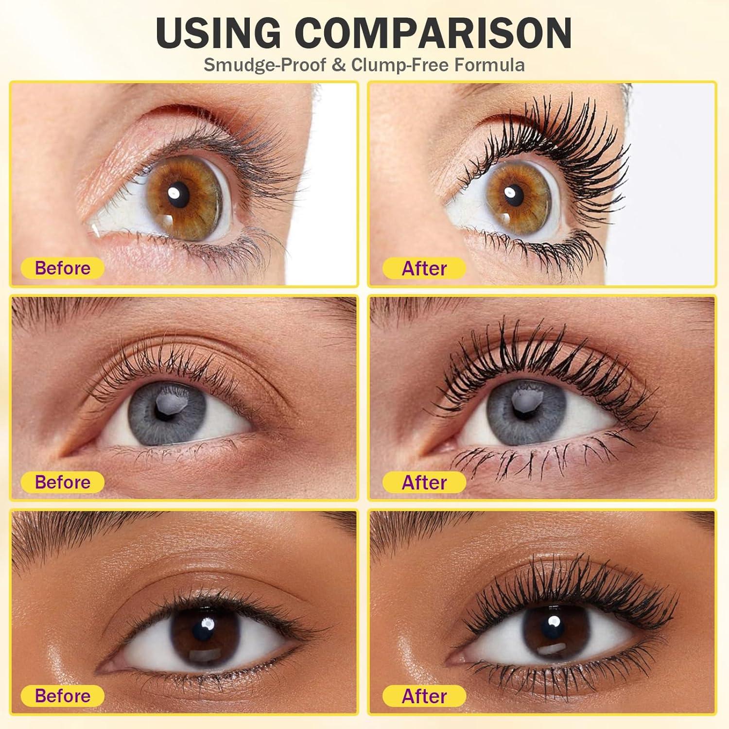 Máscara de Pestañas HENGRUNXIN Waterproof 2 Piezas 117g