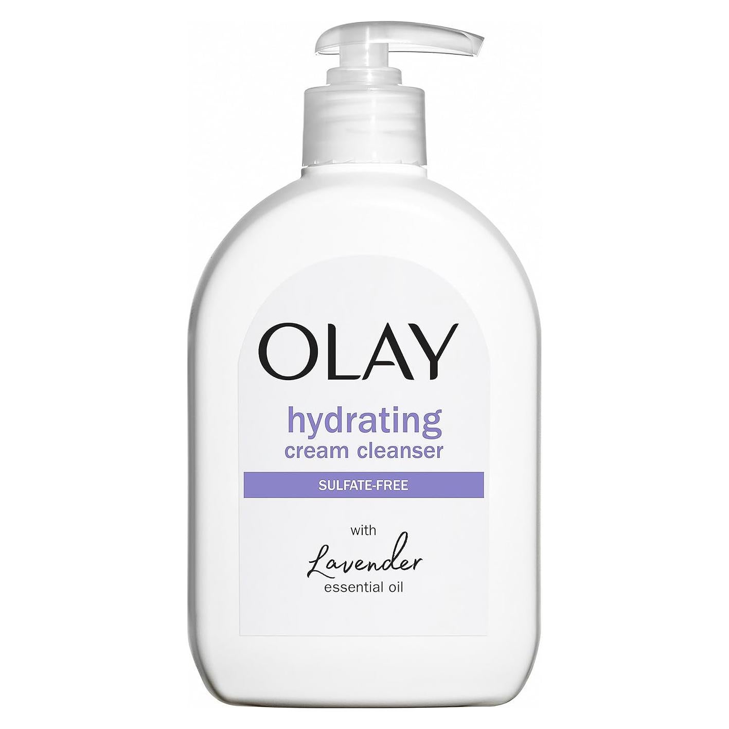 Olay Crema Limpiadora Hidratante Facial 453.6 g con Lavanda