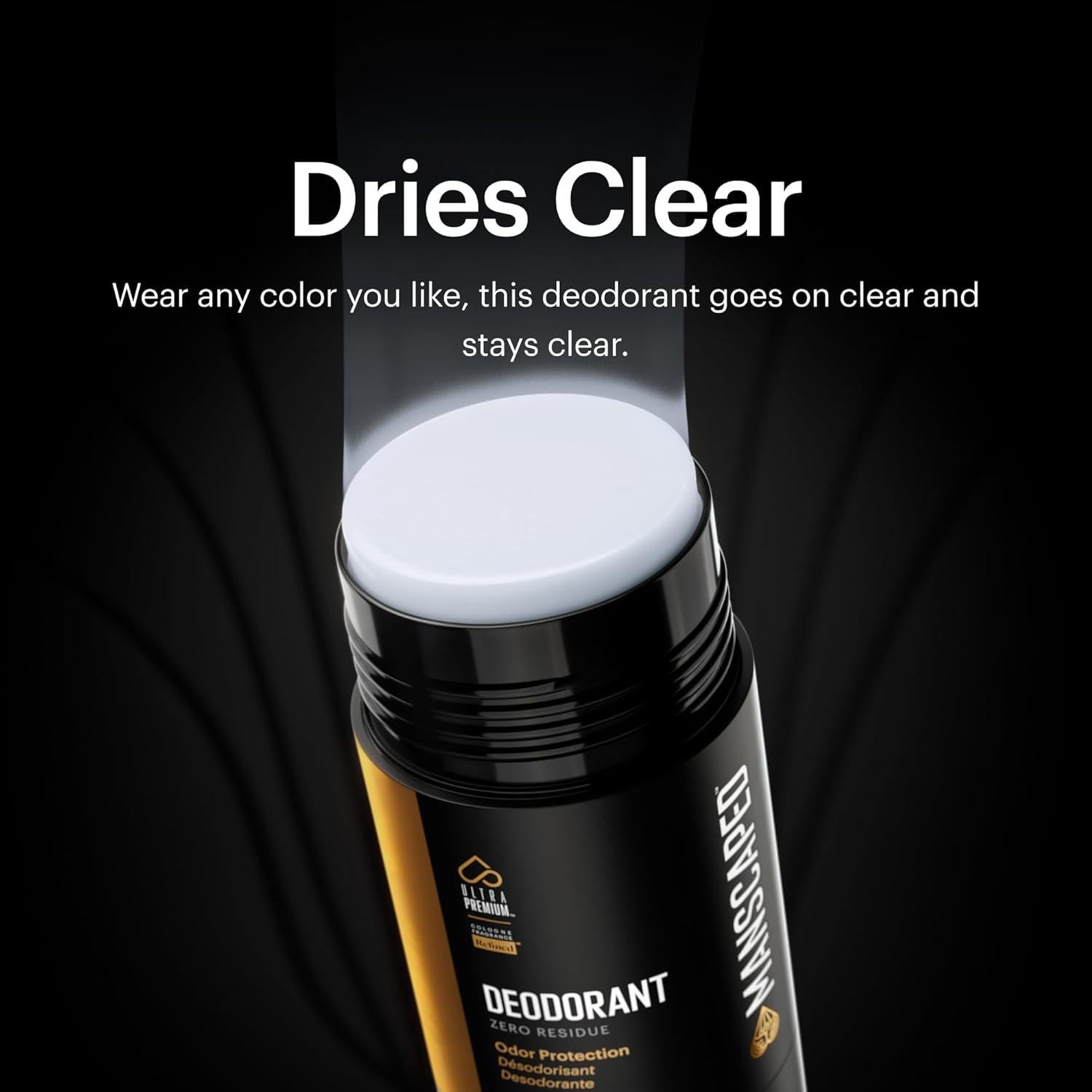 Desodorante MANSCAPED 75g Sin Aluminio y Fragancia Refined