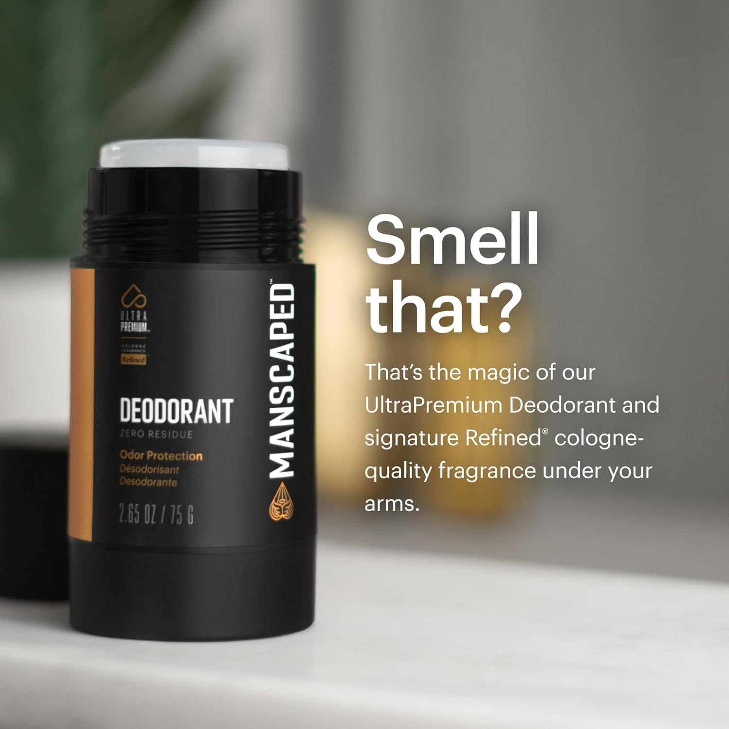 Desodorante MANSCAPED 75g Sin Aluminio y Fragancia Refined