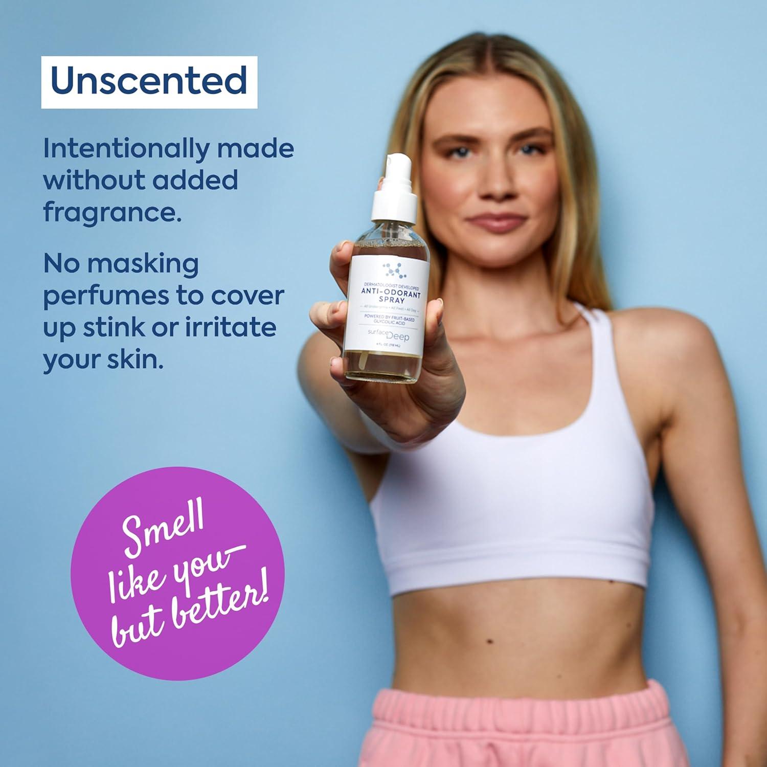 Spray Desodorante Natural Surface Deep 28.35g Libre de Aluminio