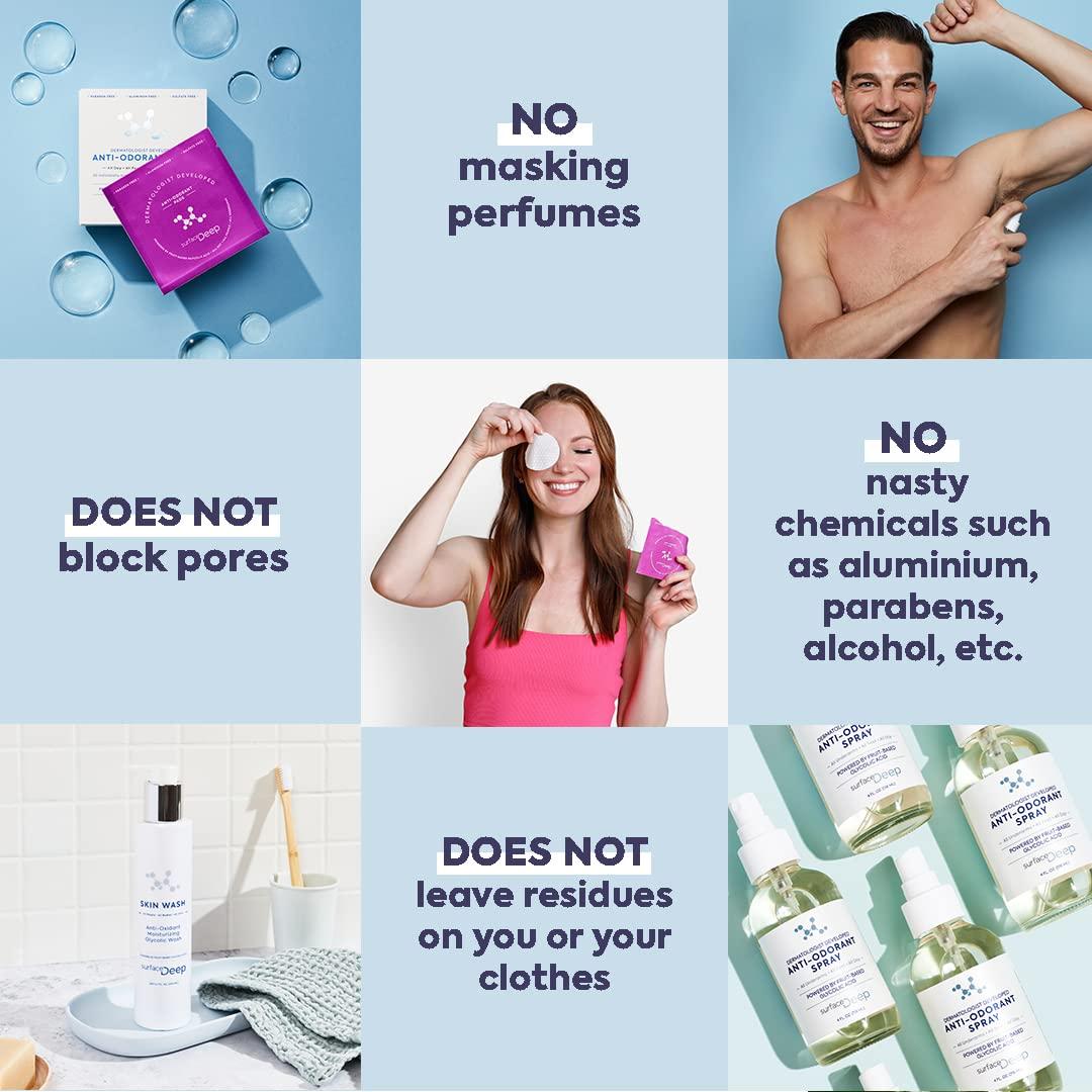 Spray Desodorante Natural Surface Deep 28.35g Libre de Aluminio