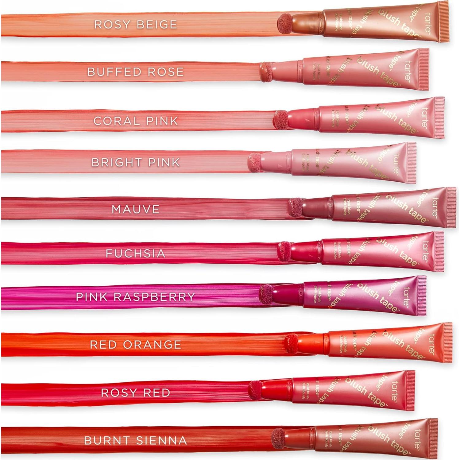 Rubor Líquido Satinado Tarte Blush Tape Rosa Brillante 30g