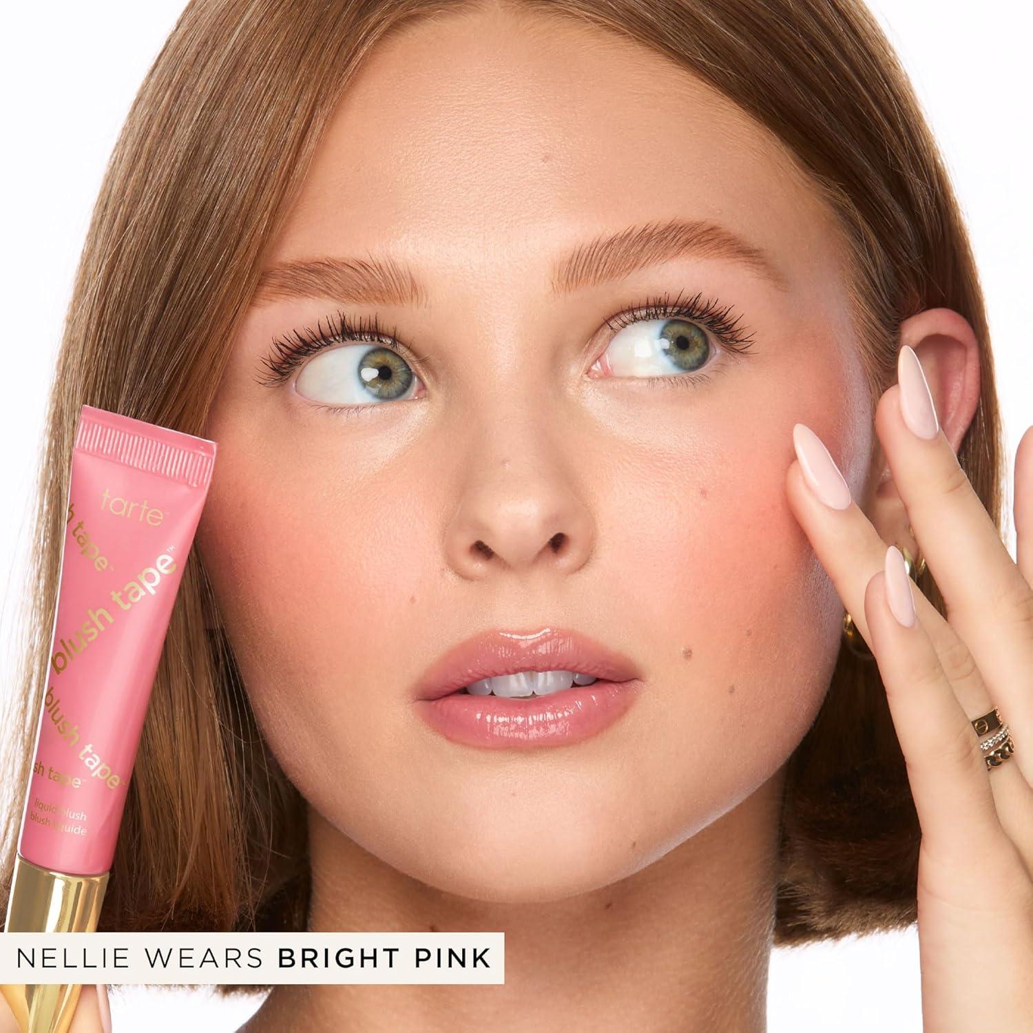 Rubor Líquido Satinado Tarte Blush Tape Rosa Brillante 30g