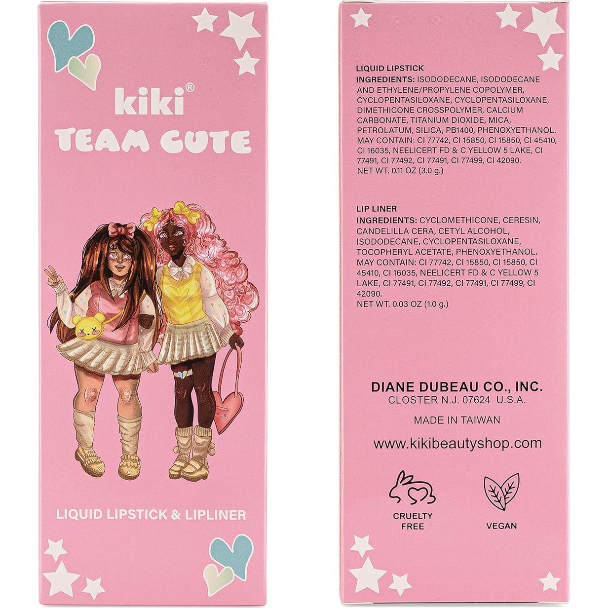 Kit de Labios Kiki: Pintalabios Líquido y Lápiz Mate CLOE