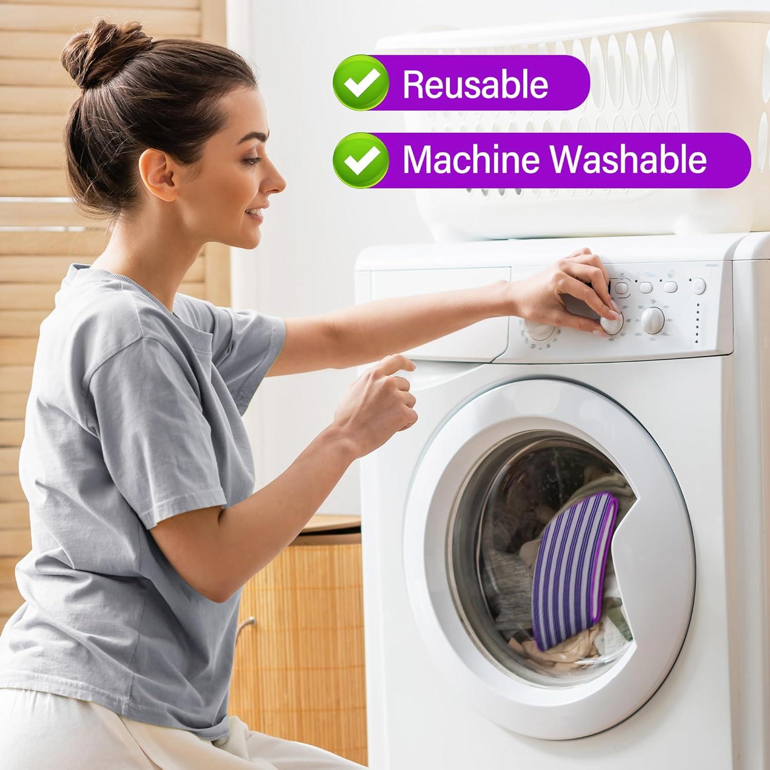 Paquete de 6 almohadillas de mopa reutilizables FORSPEEDER