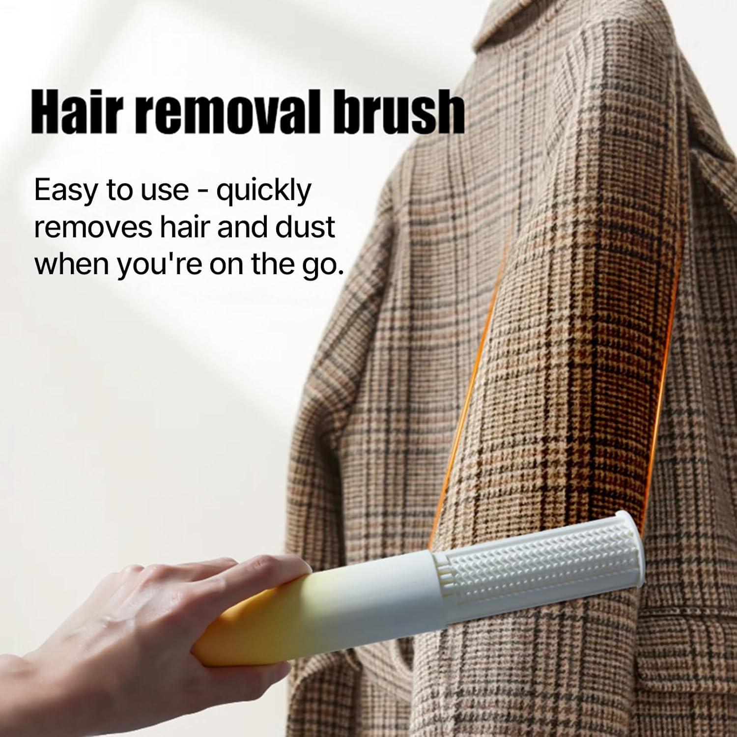 Cepillo Removedor de Pelo de Mascotas Beberoad 2-en-1 Naranja