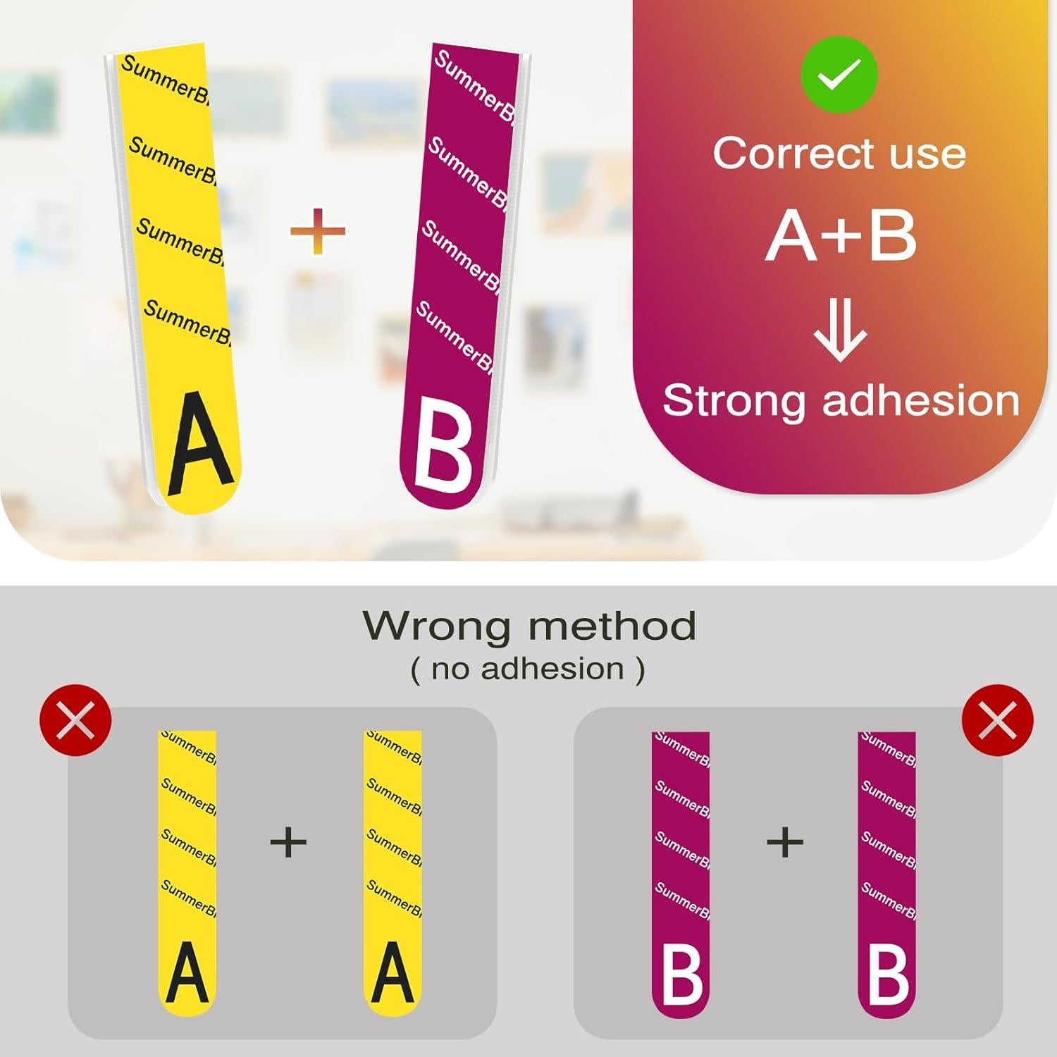 Tiras Adhesivas para Colgar Cuadros Summerbrite XL 30 Tiras