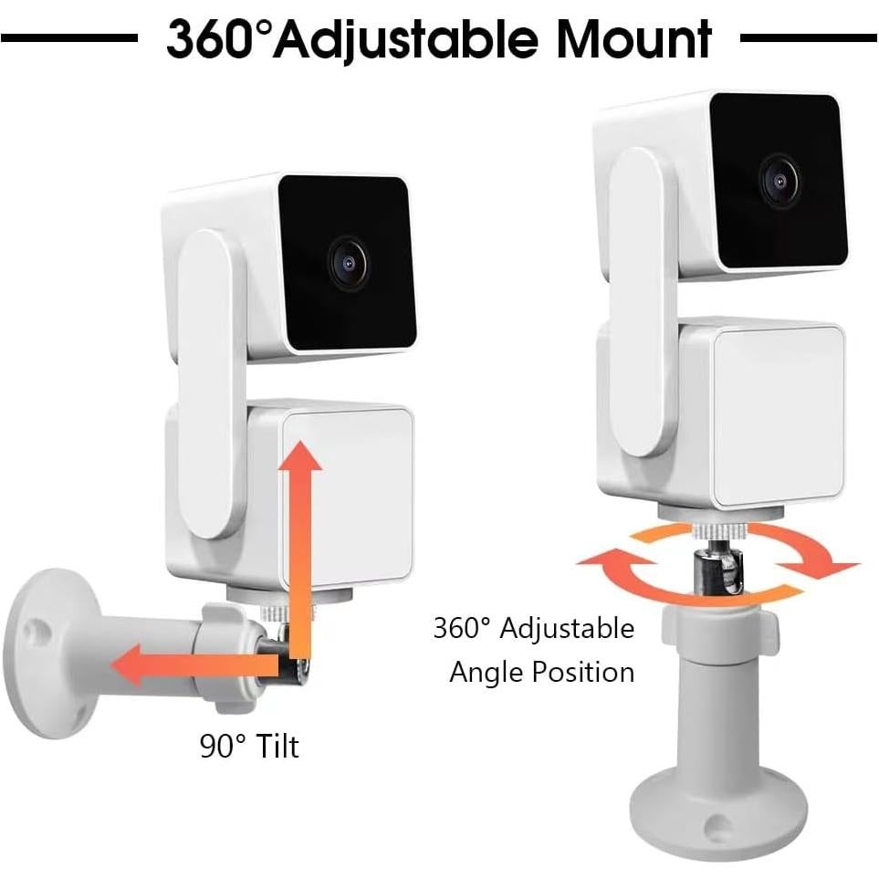 Soportes de Pared GROLEBO para Wyze Cam Pan V3 - 2 Piezas