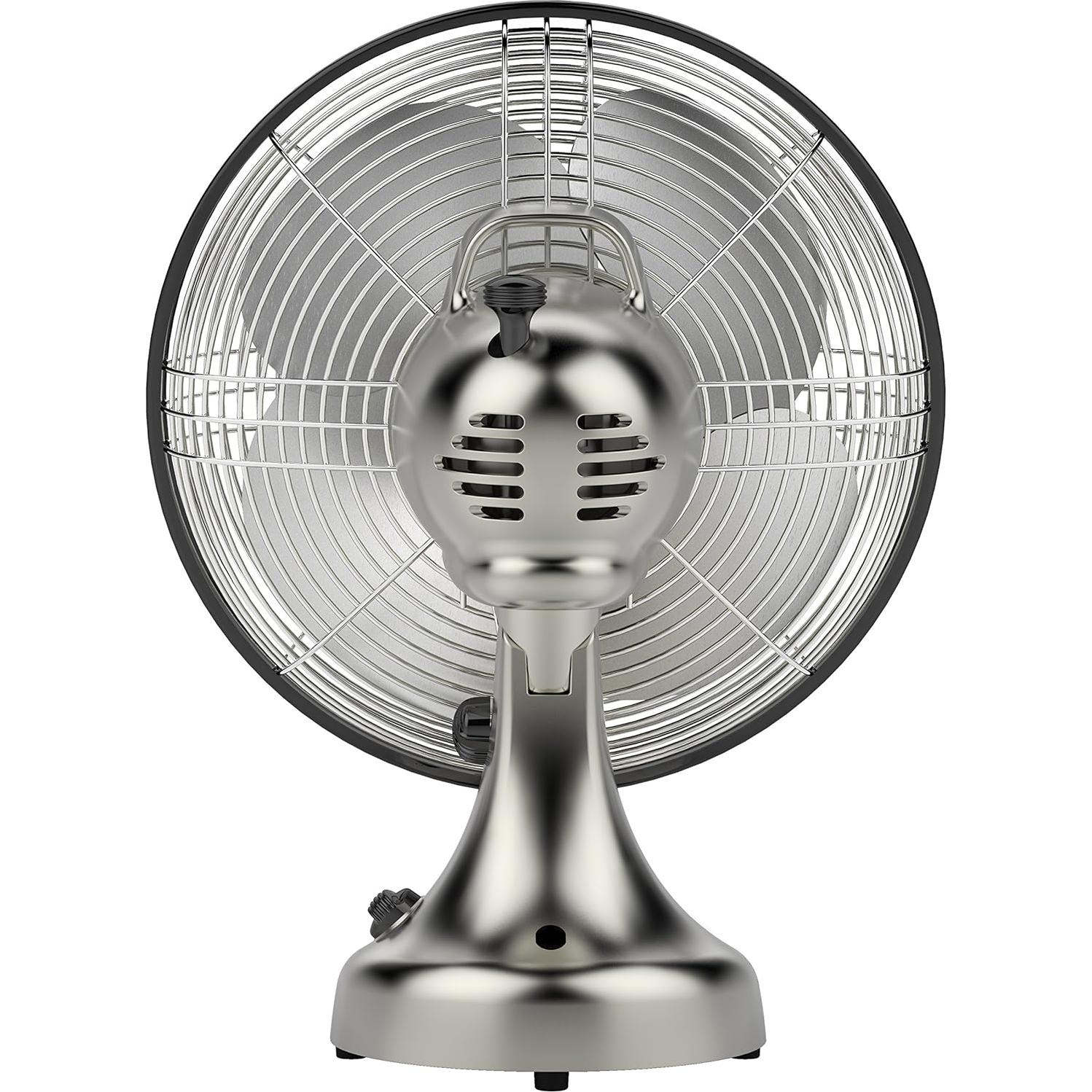 Ventilador Oscilante Vornado Silver Swan Niquel Cepillado 65W