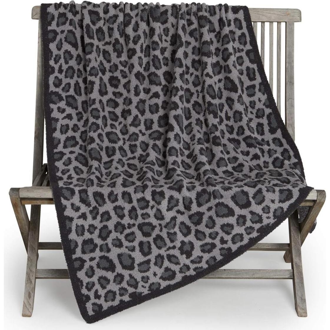 Manta de Tiro CozyChic Safari Barefoot Dreams Gris Paloma