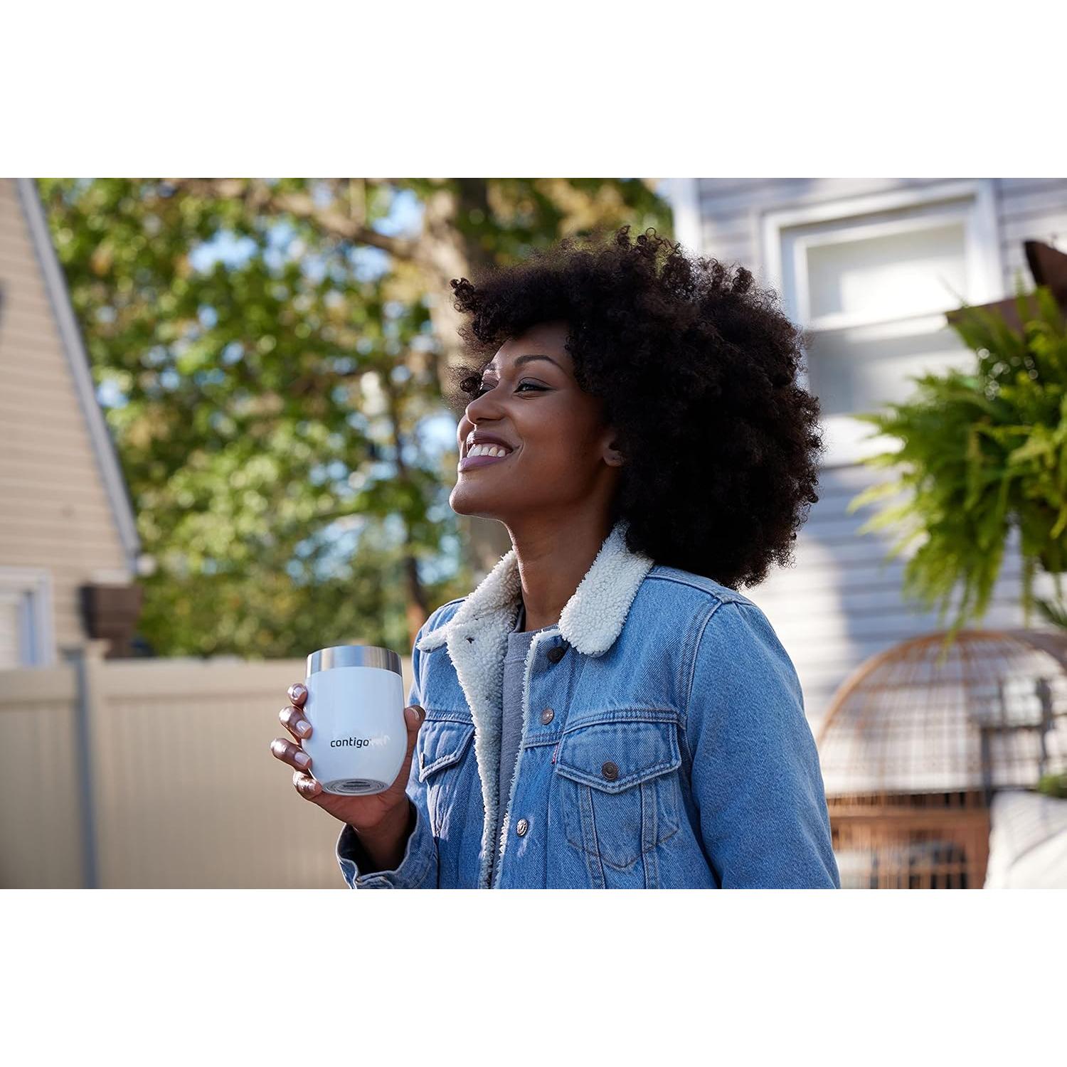 Vaso de Acero Inoxidable Contigo River North 355ml con Tapa