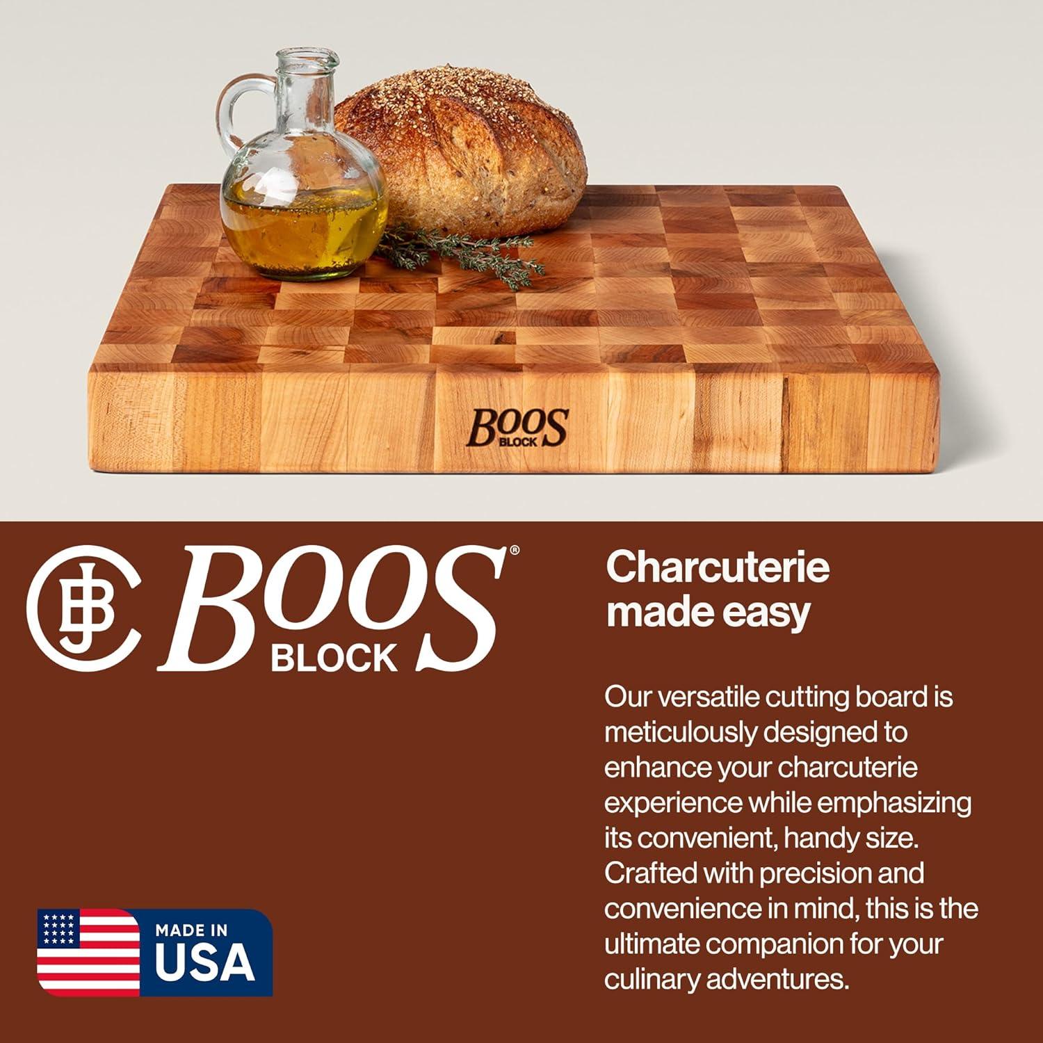 Tabla de Cortar Cuadrada John Boos CCB 18x18 Arce Reversible