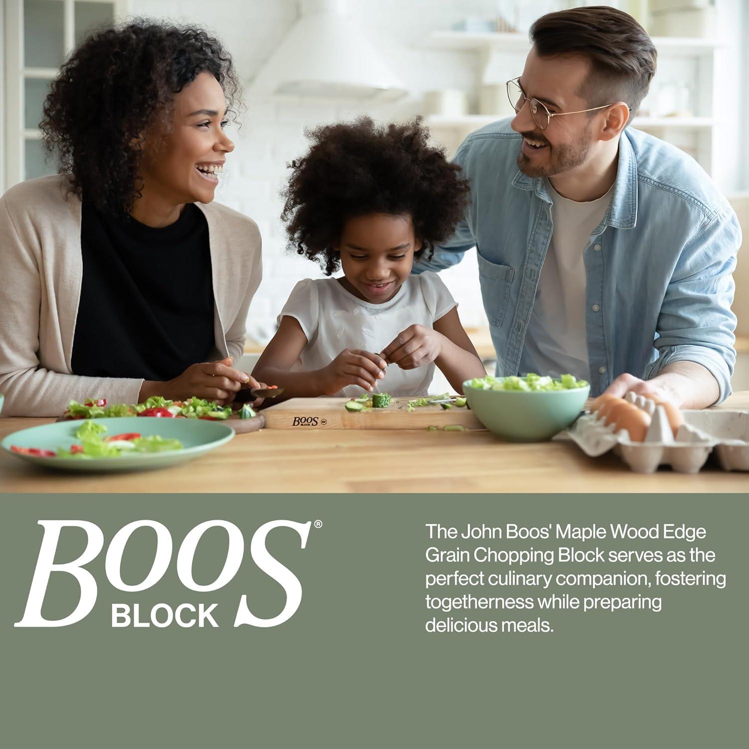 Tabla de Cortar Cuadrada John Boos CCB 18x18 Arce Reversible