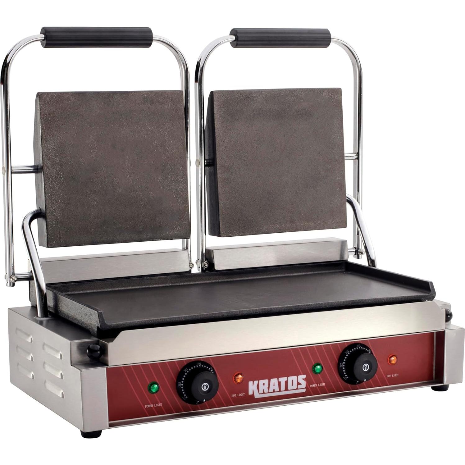 Grill Eléctrico Panini Kratos 29Y-024 47.4cm x 22.9cm 3500W