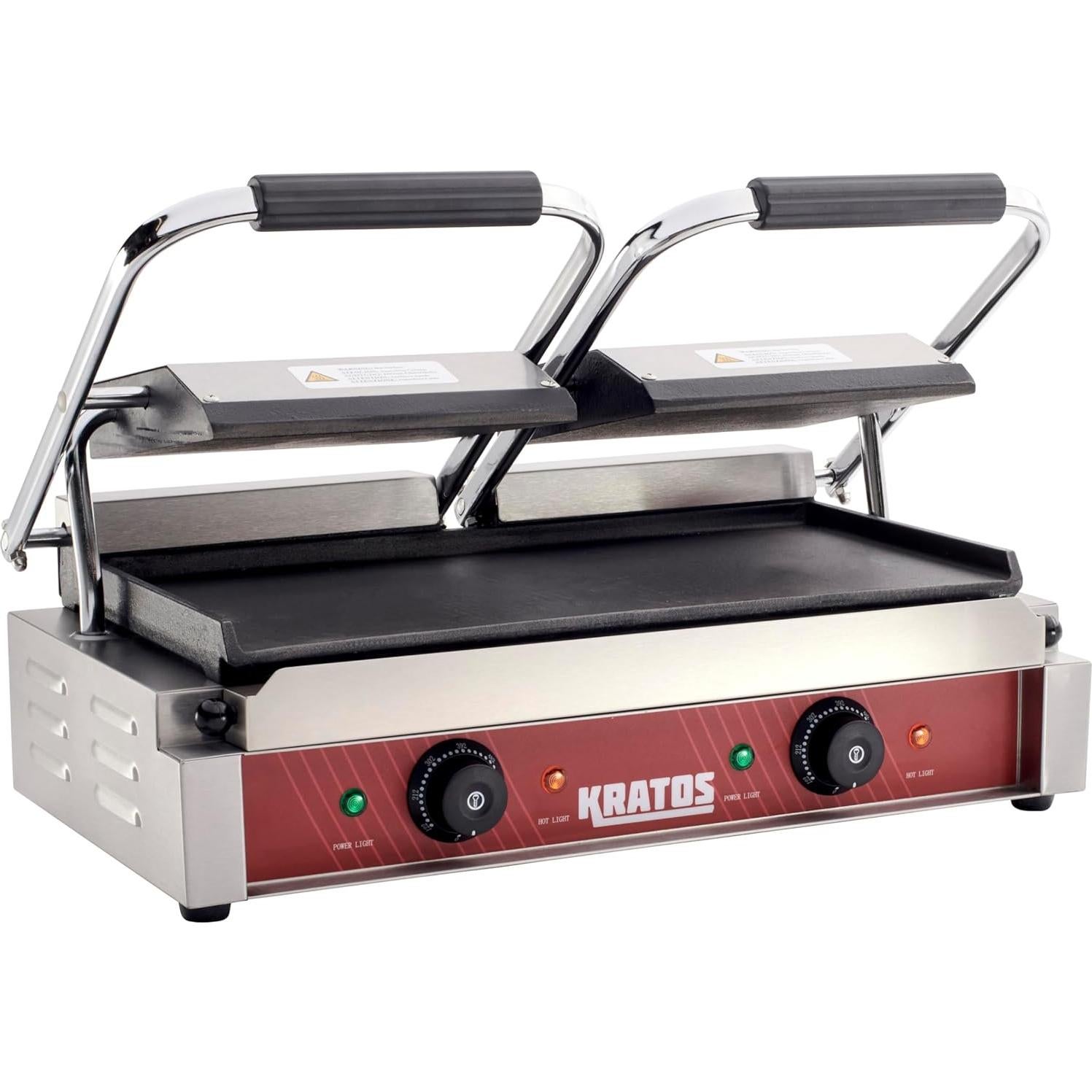Grill Eléctrico Panini Kratos 29Y-024 47.4cm x 22.9cm 3500W
