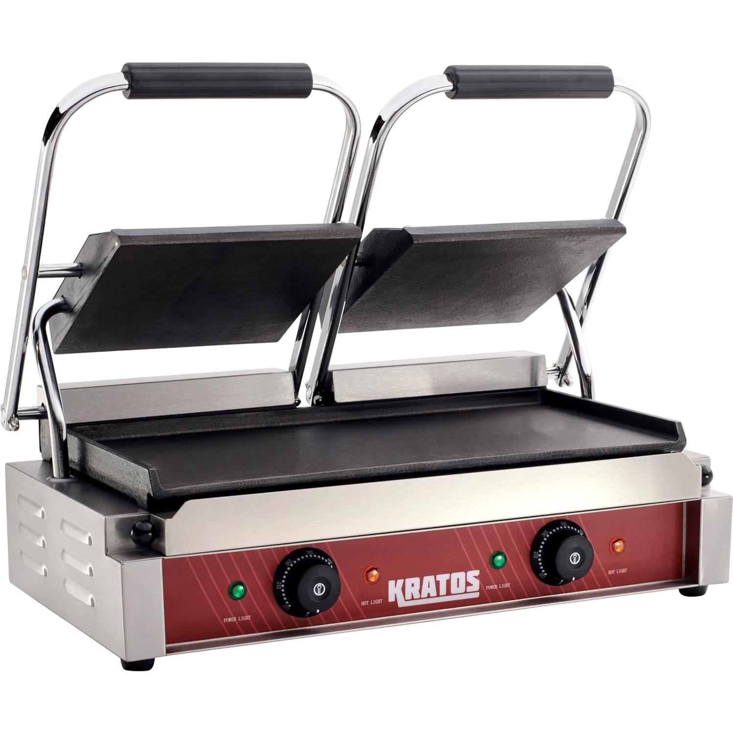 Grill Eléctrico Panini Kratos 29Y-024 47.4cm x 22.9cm 3500W