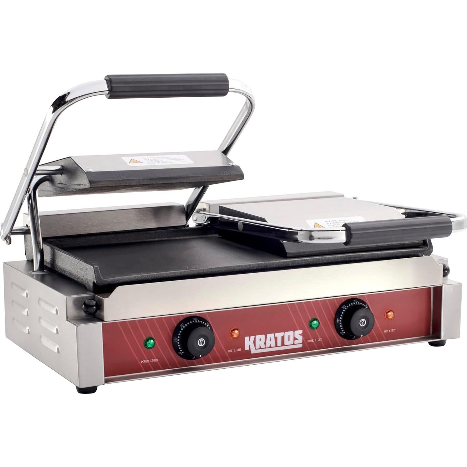 Grill Eléctrico Panini Kratos 29Y-024 47.4cm x 22.9cm 3500W