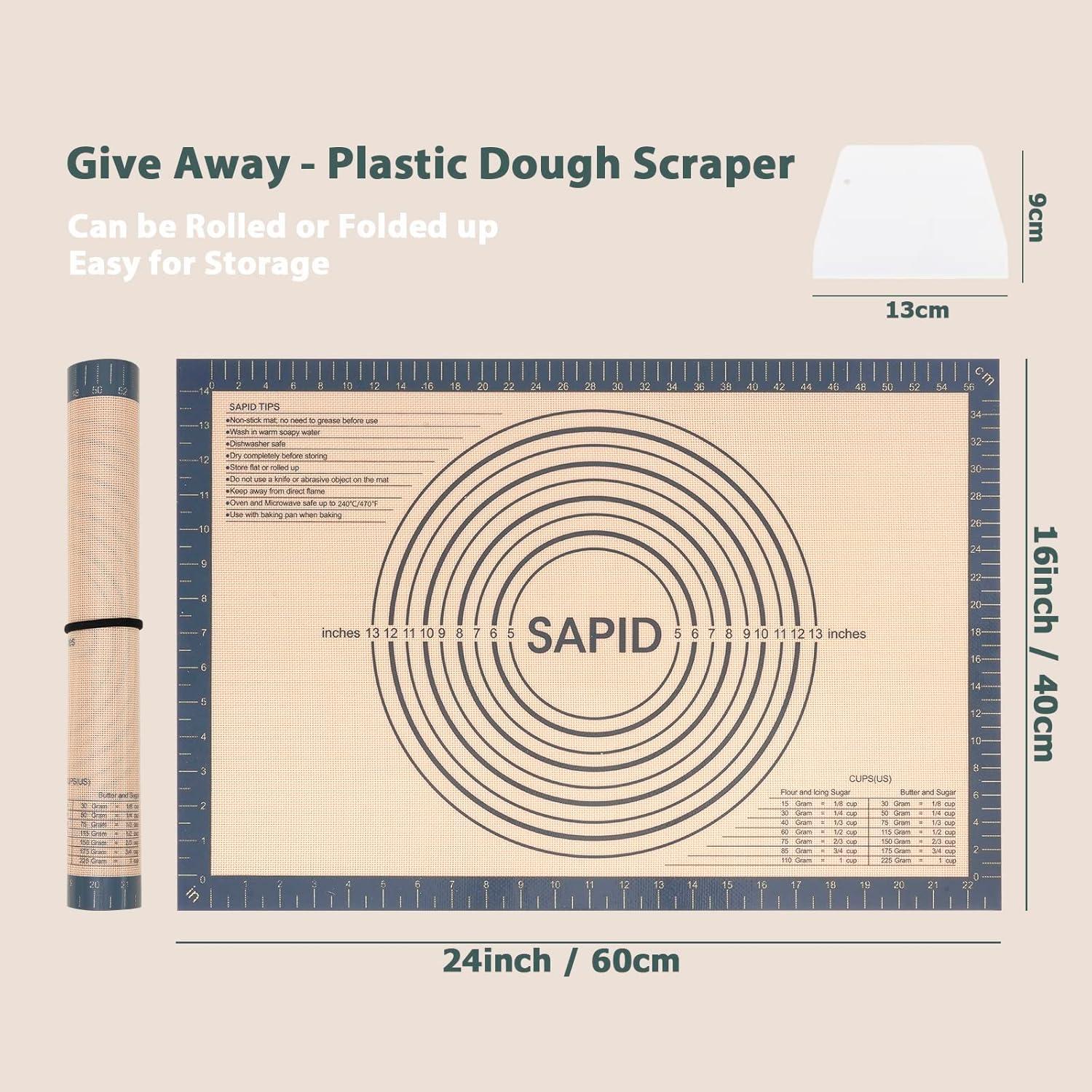 Alfombrilla de Silicona Antideslizante SAPID 40.6x61 cm Gris