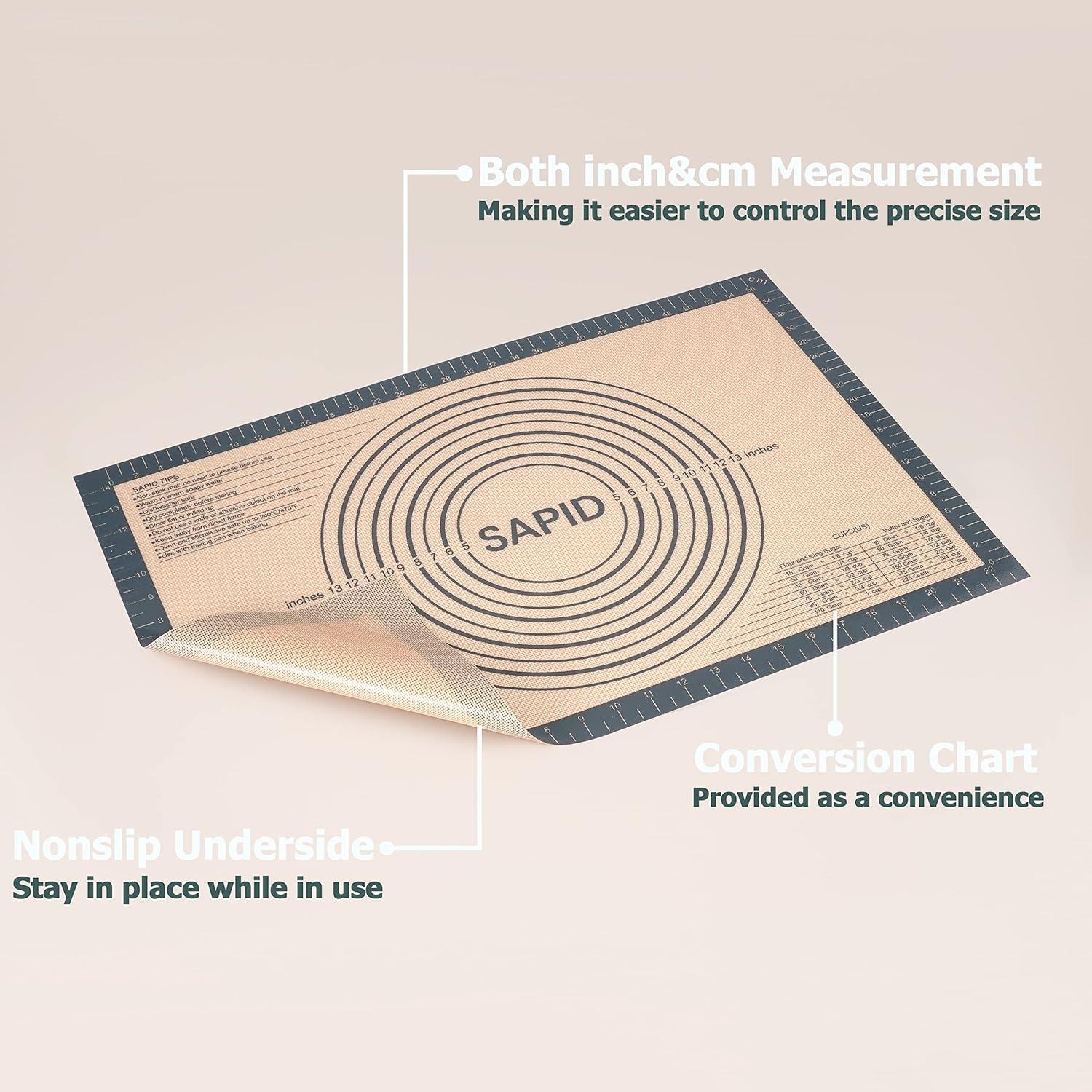 Alfombrilla de Silicona Antideslizante SAPID 40.6x61 cm Gris