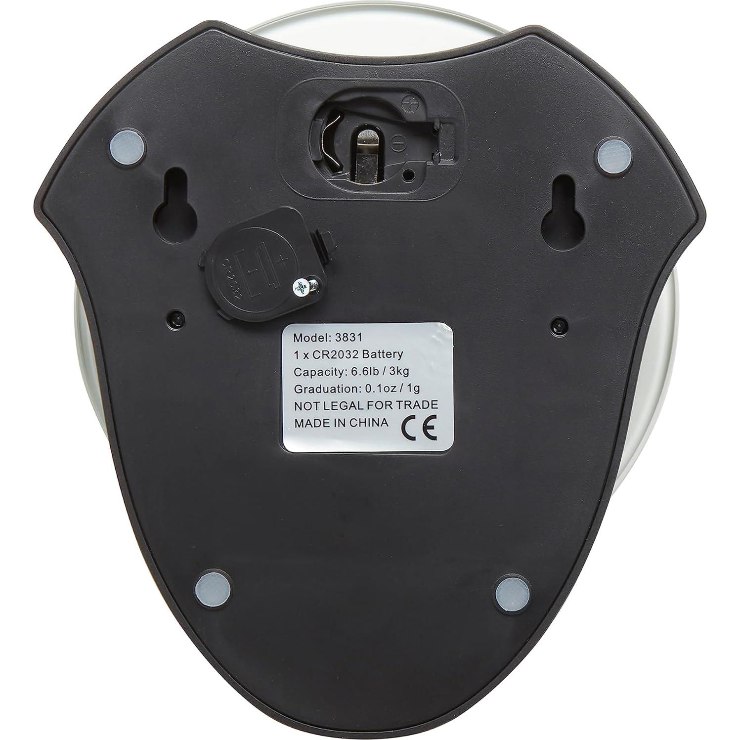 Báscula de Cocina Digital Taylor 3 kg con Plataforma de Vidrio