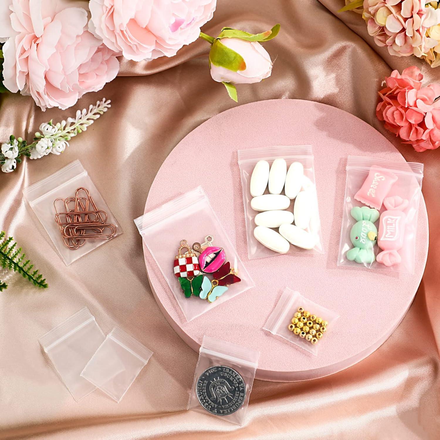 400 Bolsas de Plástico PET 7 MIL para Joyería y Almacenamiento