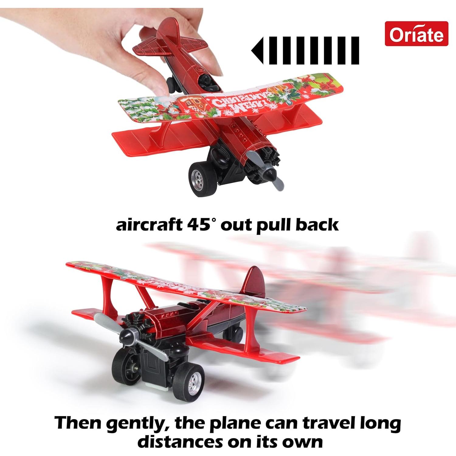 Conjunto de 3 Aviones de Juguete Oriate para Niños 3+