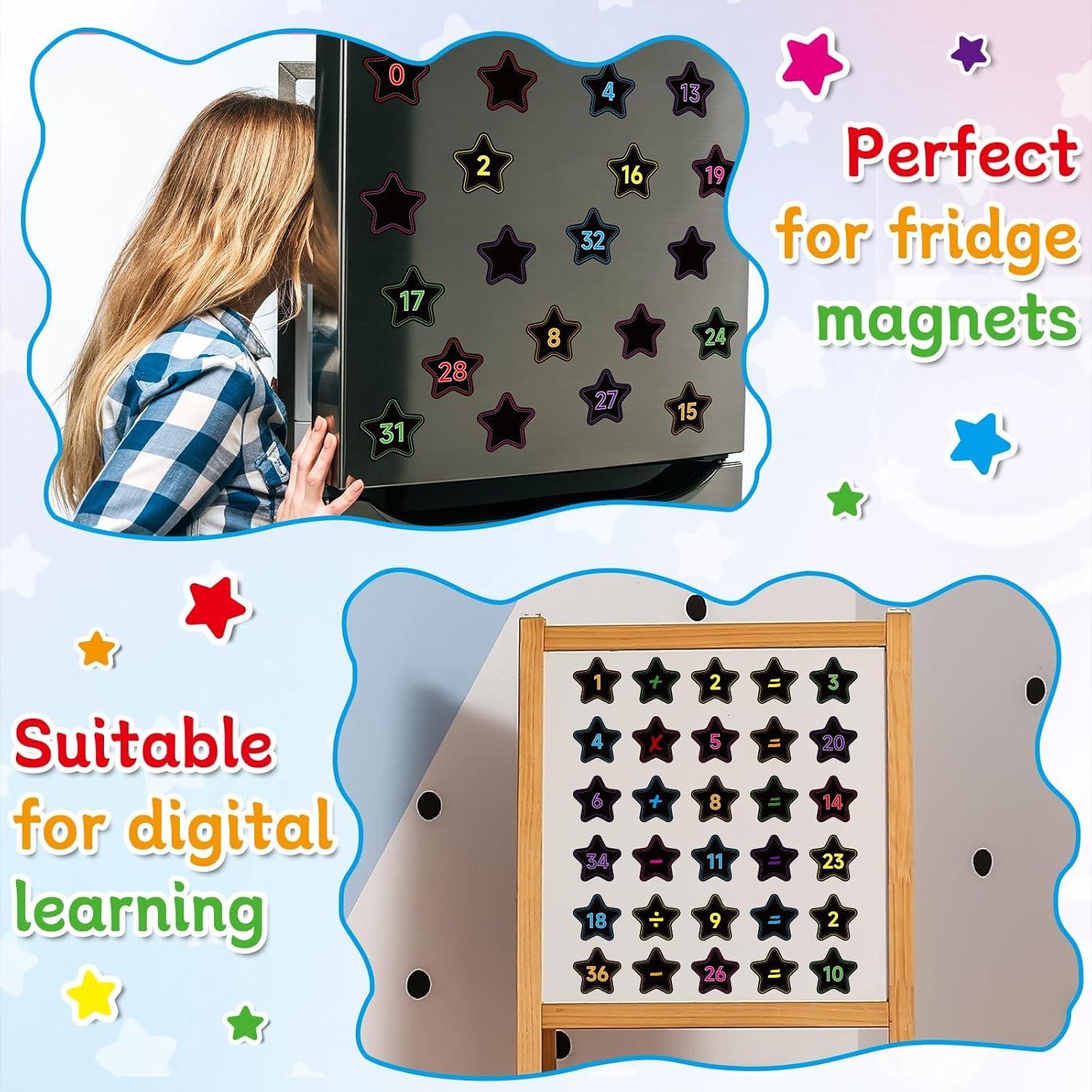 56 Acentos Magnéticos de Números Estrella Chiazllta 0-36