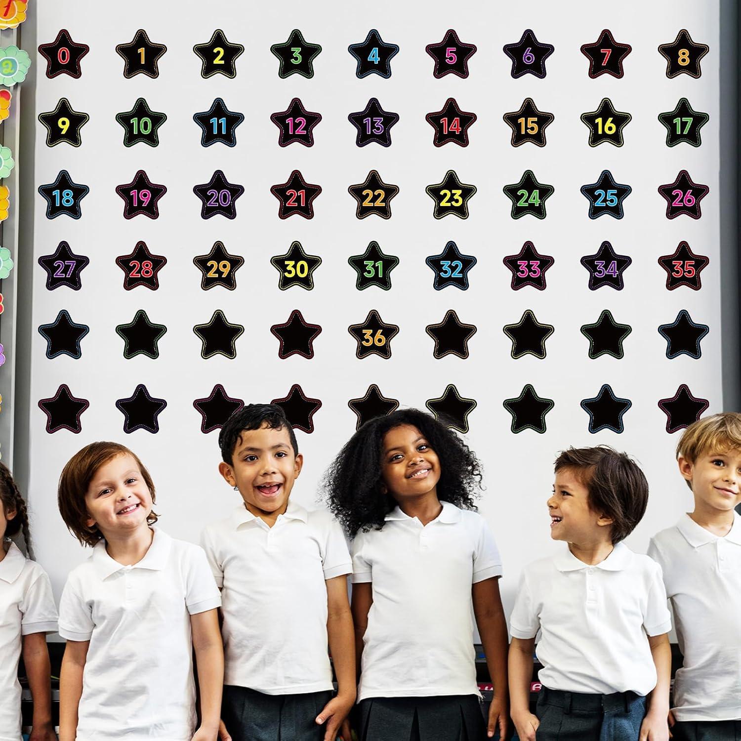 56 Acentos Magnéticos de Números Estrella Chiazllta 0-36