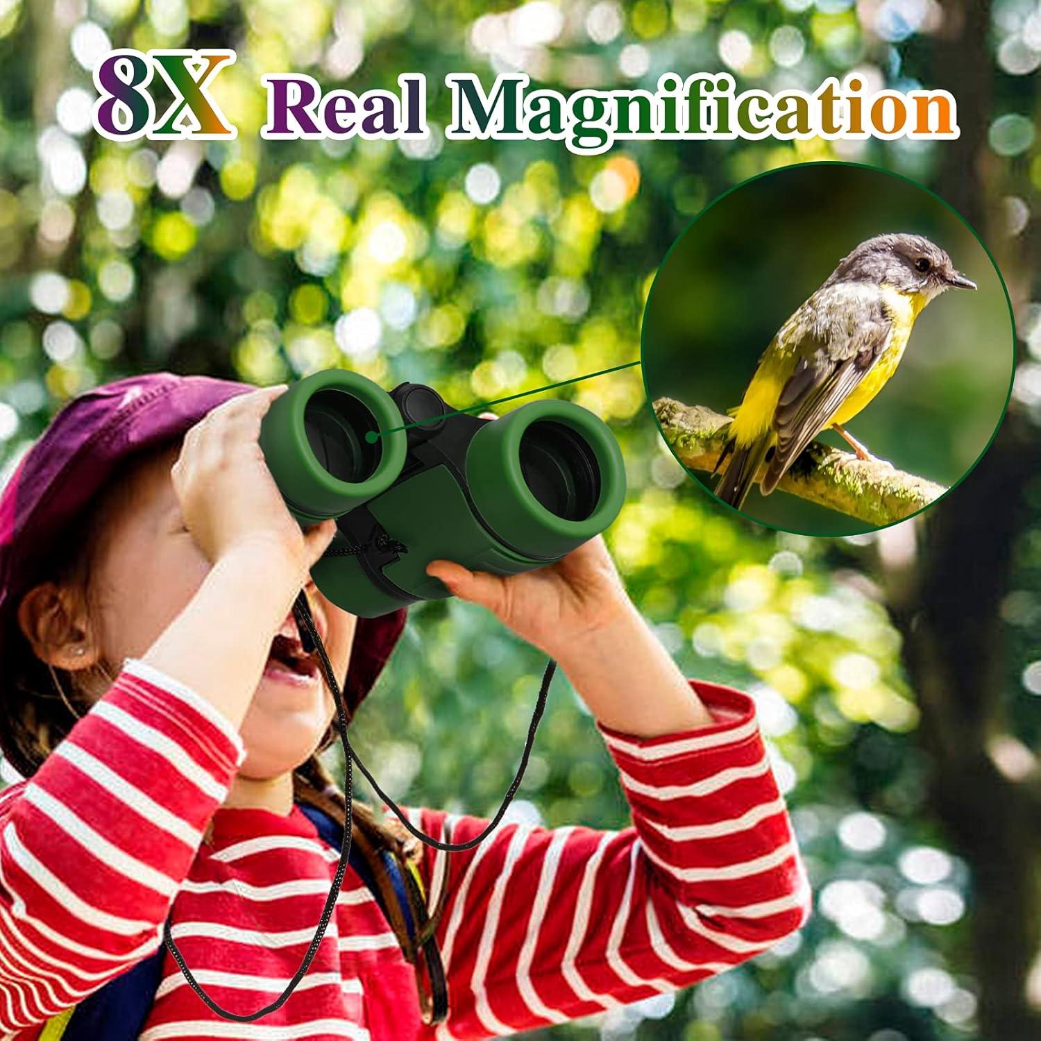 Binoculares Compactos para Niños Extrapins Verde 150g