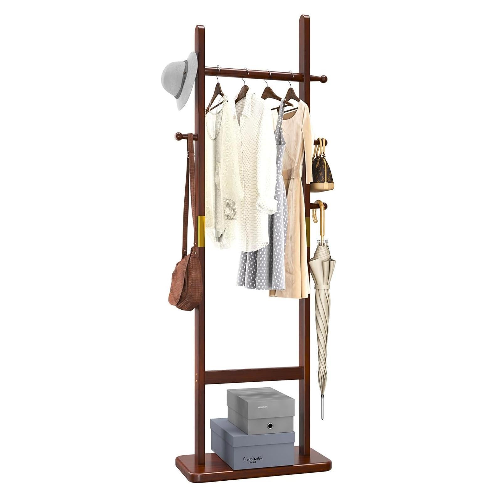 Perchero de Árbol Aibiju USYD-203 de Madera Marrón 180 cm