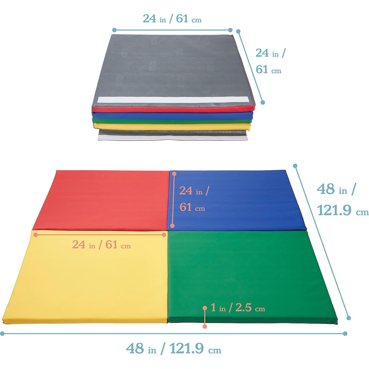 Alfombra de Actividad Plegable ECR4Kids 121.92x121.92 cm Variado