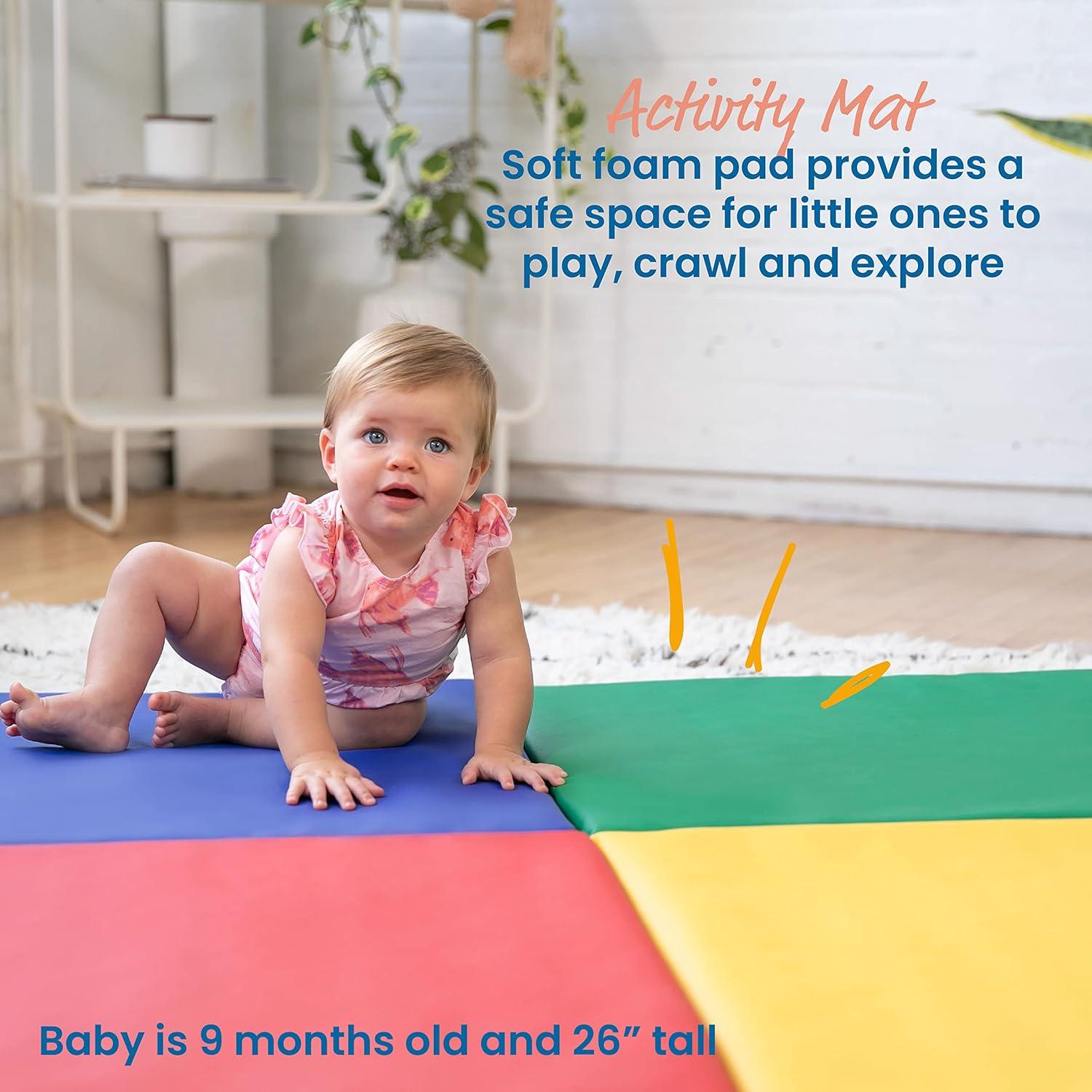 Alfombra de Actividad Plegable ECR4Kids 121.92x121.92 cm Variado