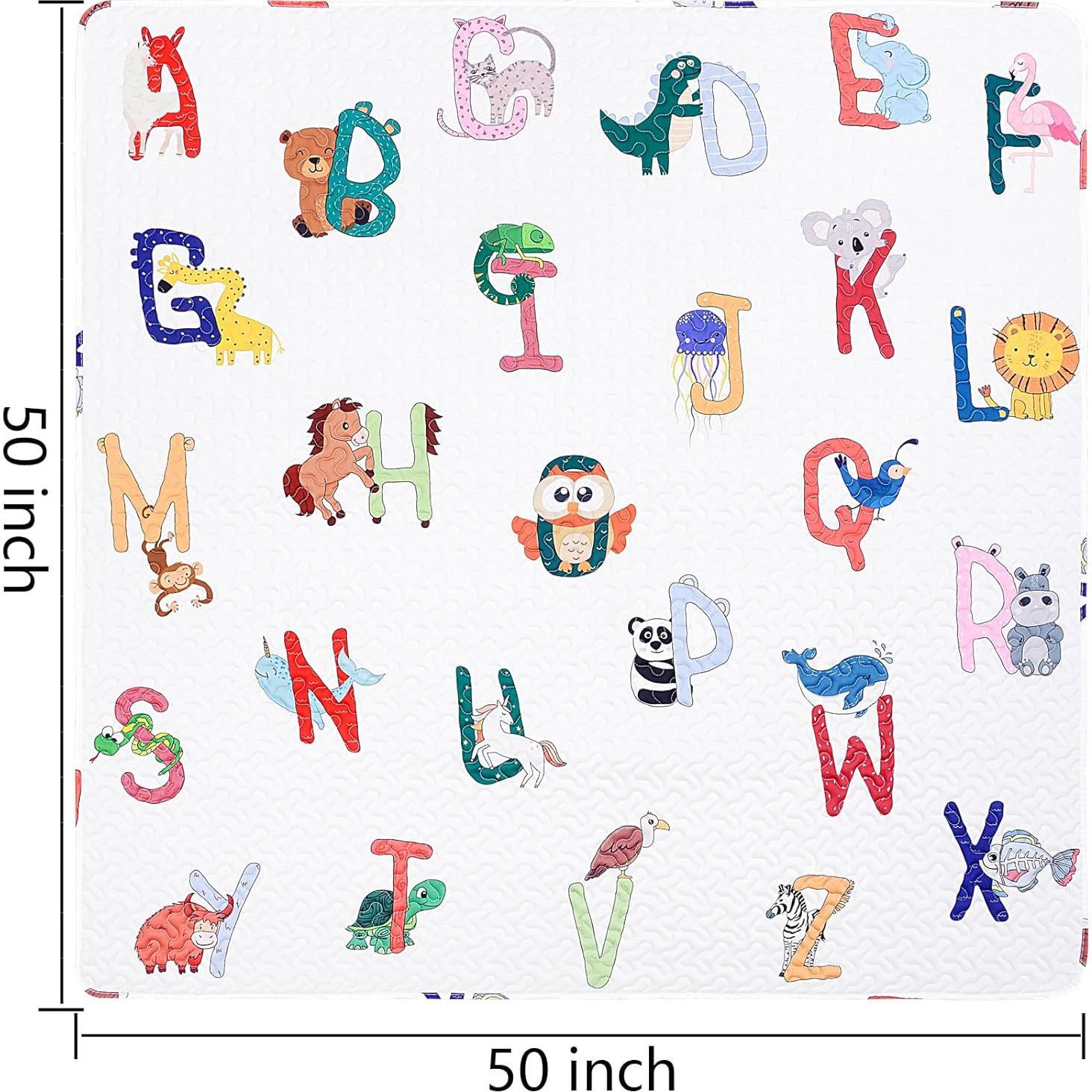 Alfombra de Juego Plegable 50x50 cm Microfibra Bebés