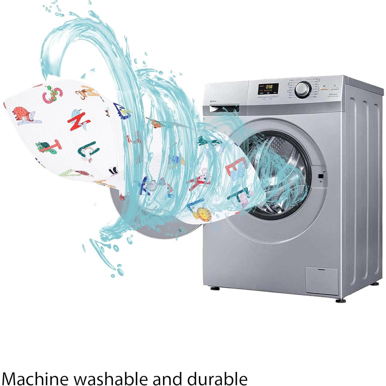 Alfombra de Juego Plegable 50x50 cm Microfibra Bebés