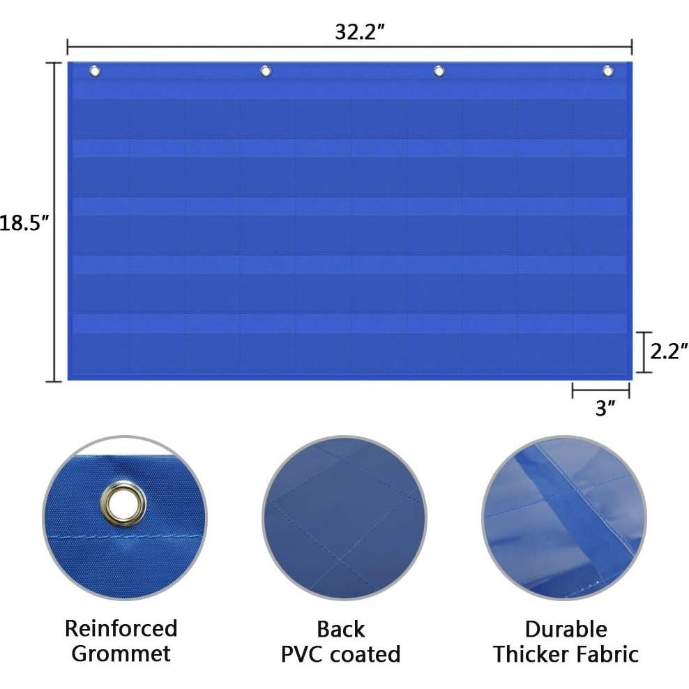 Gráfico de Bolsillo EAMAY 100 Bolsillos 69.85x74.93cm