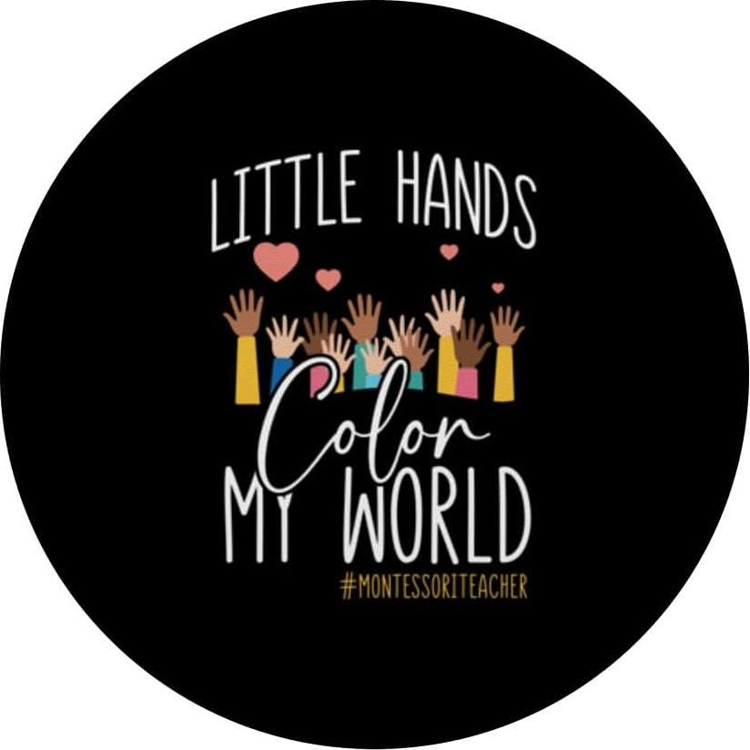 PopSockets Adhesivo PopGrip Pequeñas Manos Colorean Mi Mundo