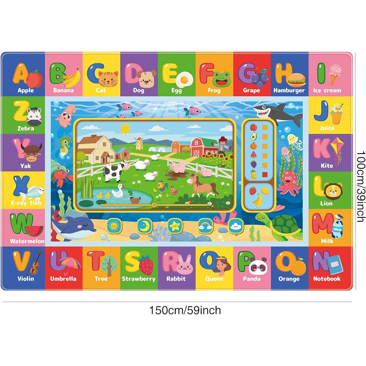 Alfombra de Juego Educativa AKASISRUG 149.86 x 100.08 cm