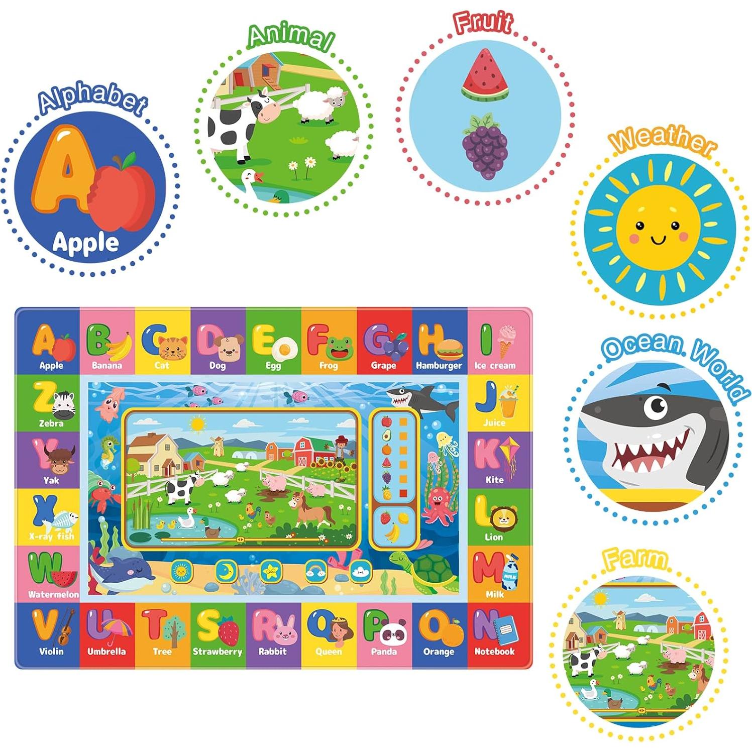 Alfombra de Juego Educativa AKASISRUG 149.86 x 100.08 cm