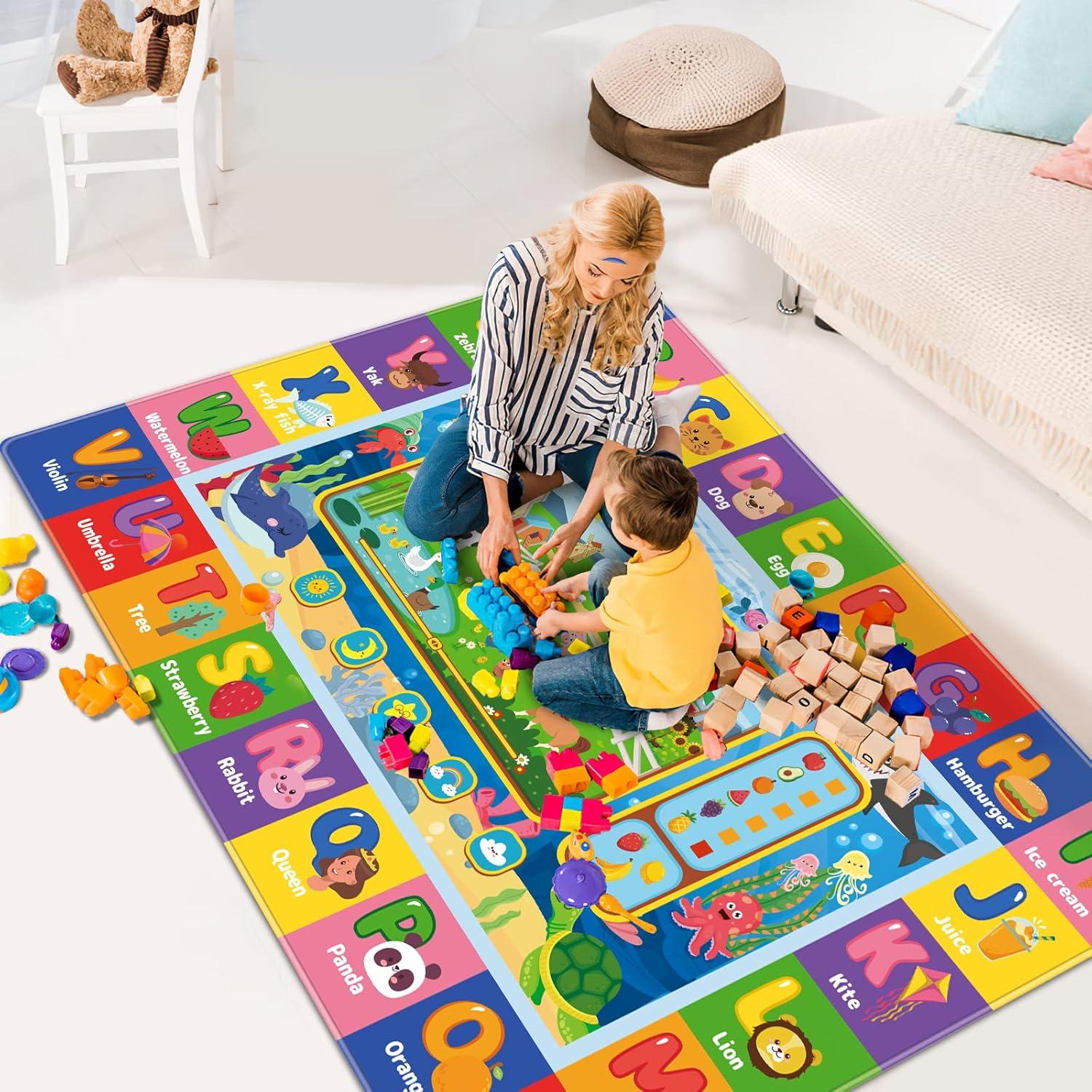 Alfombra de Juego Educativa AKASISRUG 149.86 x 100.08 cm