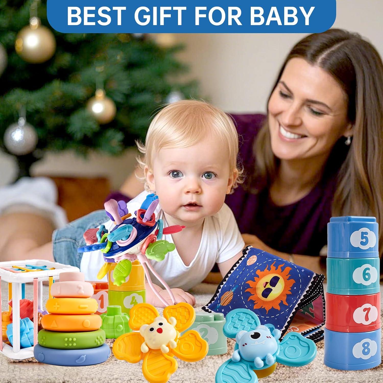 Juguetes Montessori para Bebés 6 en 1 Motesoly 6-12 Meses