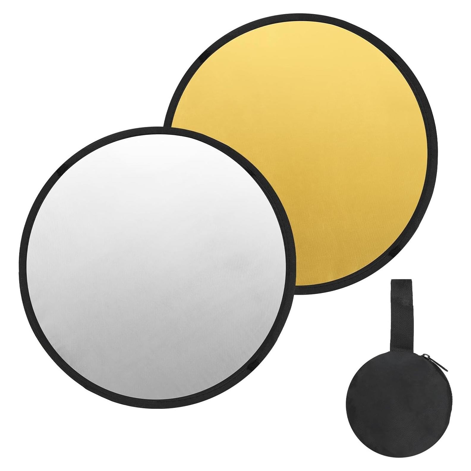 Reflector de Fotografía 30cm 2 en 1 PATIKIL Dorado/Plata