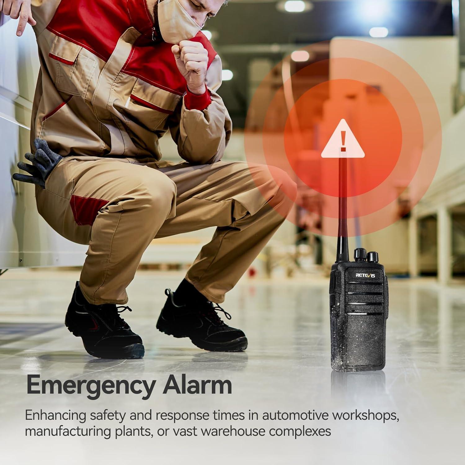 Walkie Talkies Retevis RT21 con Auricular y Batería 1100mAh