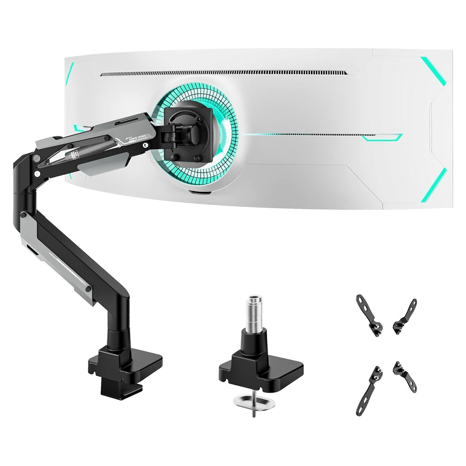 Brazo de Monitor ARES WING GDT1006BK para Pantallas 24-57"
