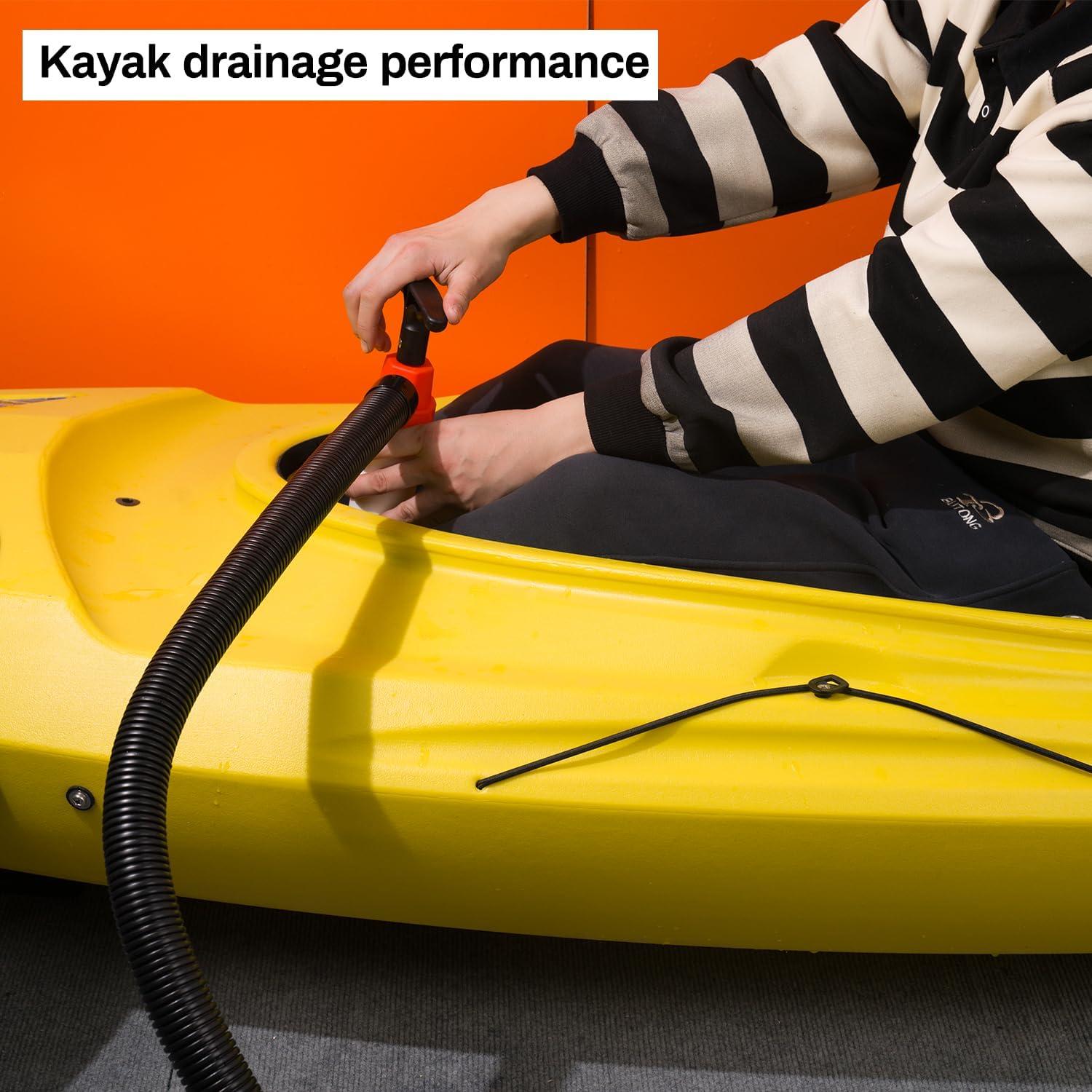 Bomba de Achique Manual Xztrdi para Barcos y Kayaks 94.64 L/min