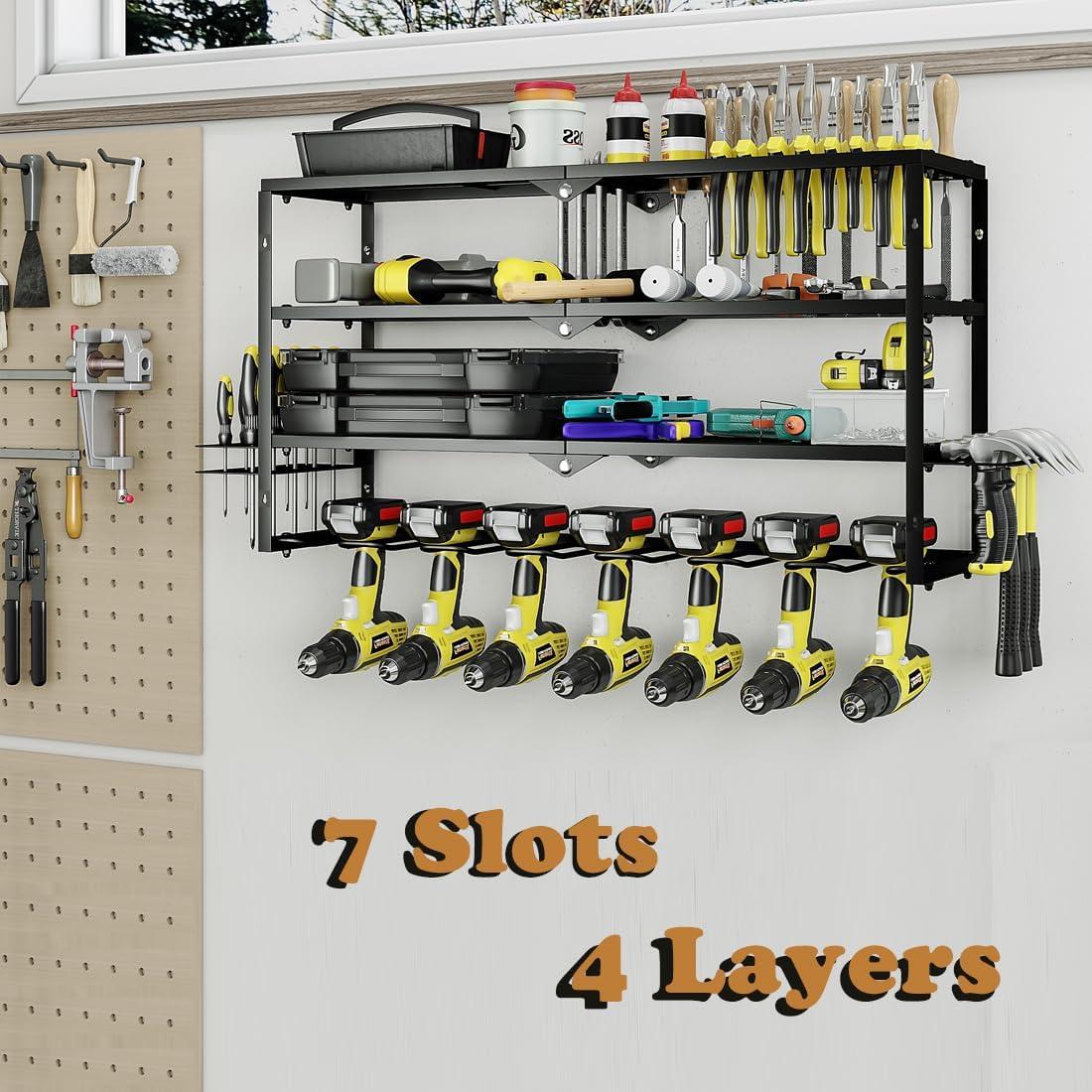 Organizador de Herramientas AZERPIAN Montaje en Pared 7 Ranuras