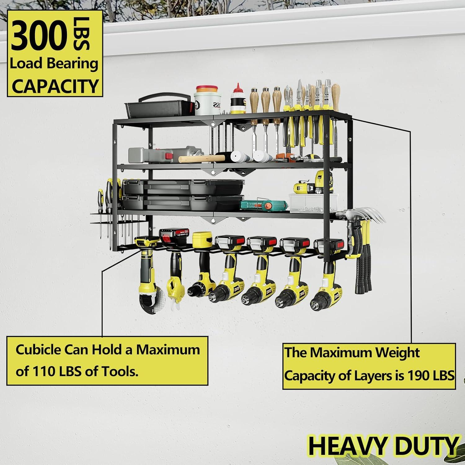 Organizador de Herramientas AZERPIAN Montaje en Pared 7 Ranuras