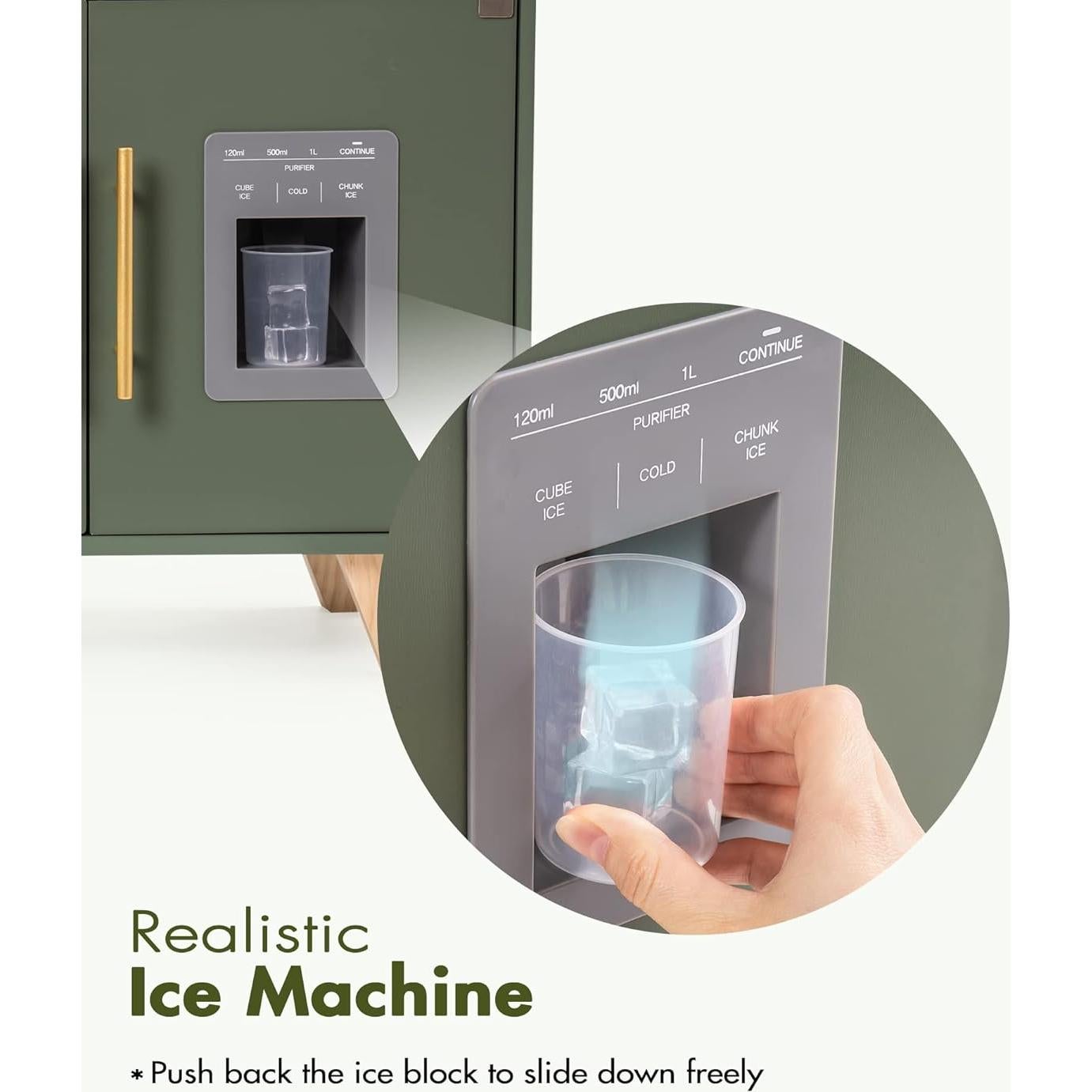 Cocina de Juguete de Madera ROBOTIME con Dispensador de Hielo