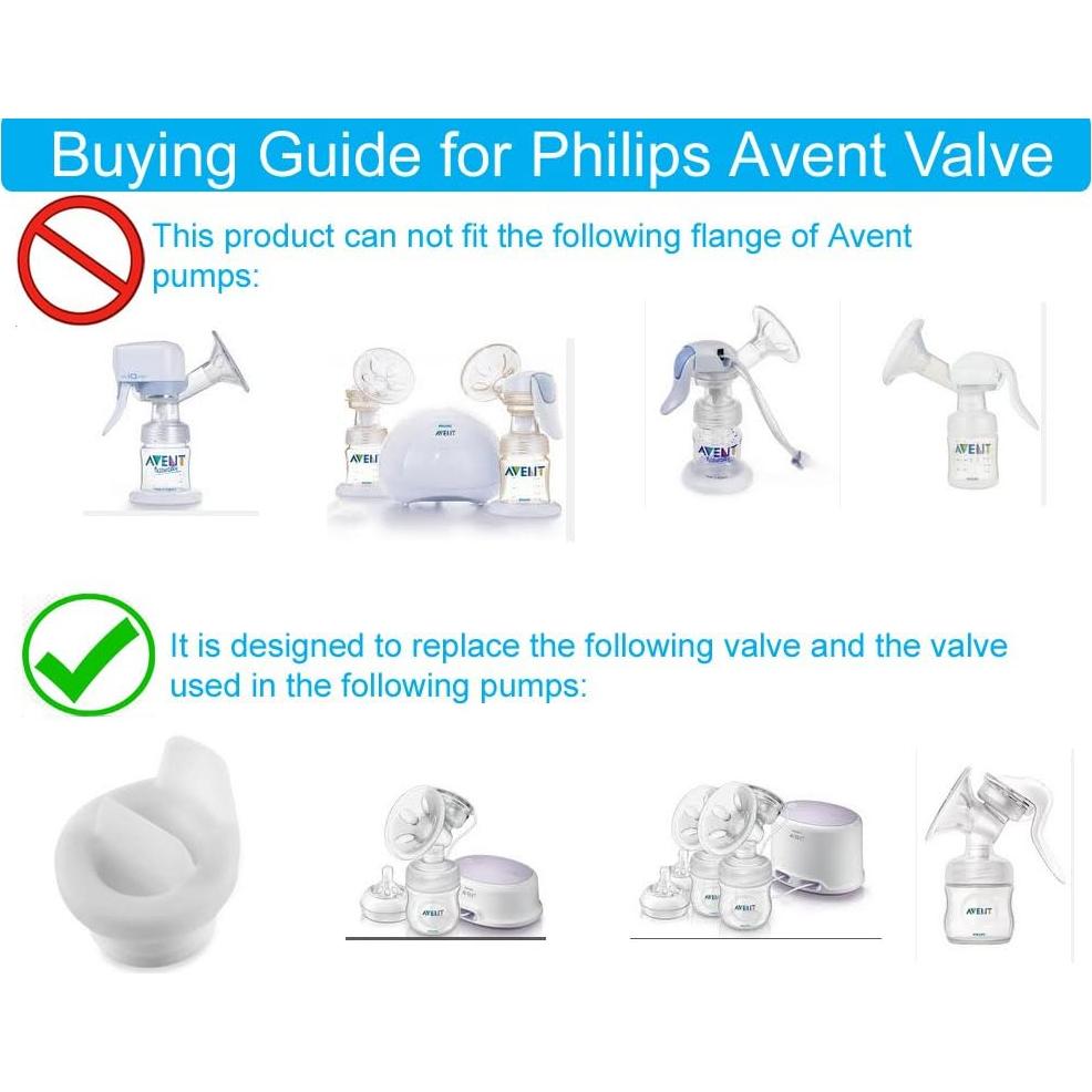 Válvulas de bomba Maymom 2ª generación para Spectra y Avent - 4 pcs