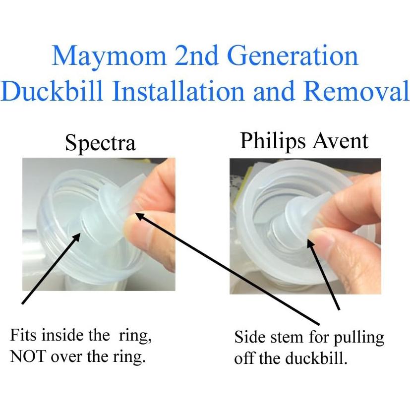 Válvulas de bomba Maymom 2ª generación para Spectra y Avent - 4 pcs